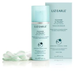 Liz Earle Cleanse & Polish 50ml Pump with Muslin Cloth