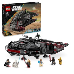 LEGO Star Wars 75389 The Dark Falcon - Play and Display Building Toy with Spring-Loaded Shooters, Cannons & 6 Minifigures incl. C-3PO - Gift for 10+ Year Old Boys & Adult Fans